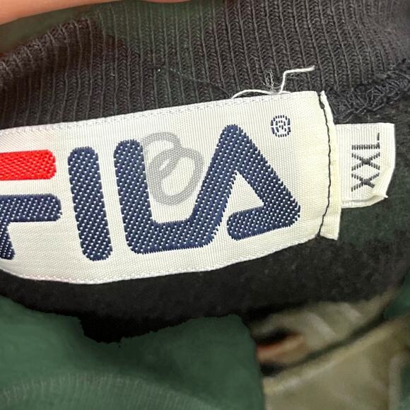 Vintage 90s Fila Crewneck Sweatshirt xxl - Picture 4 of 4
